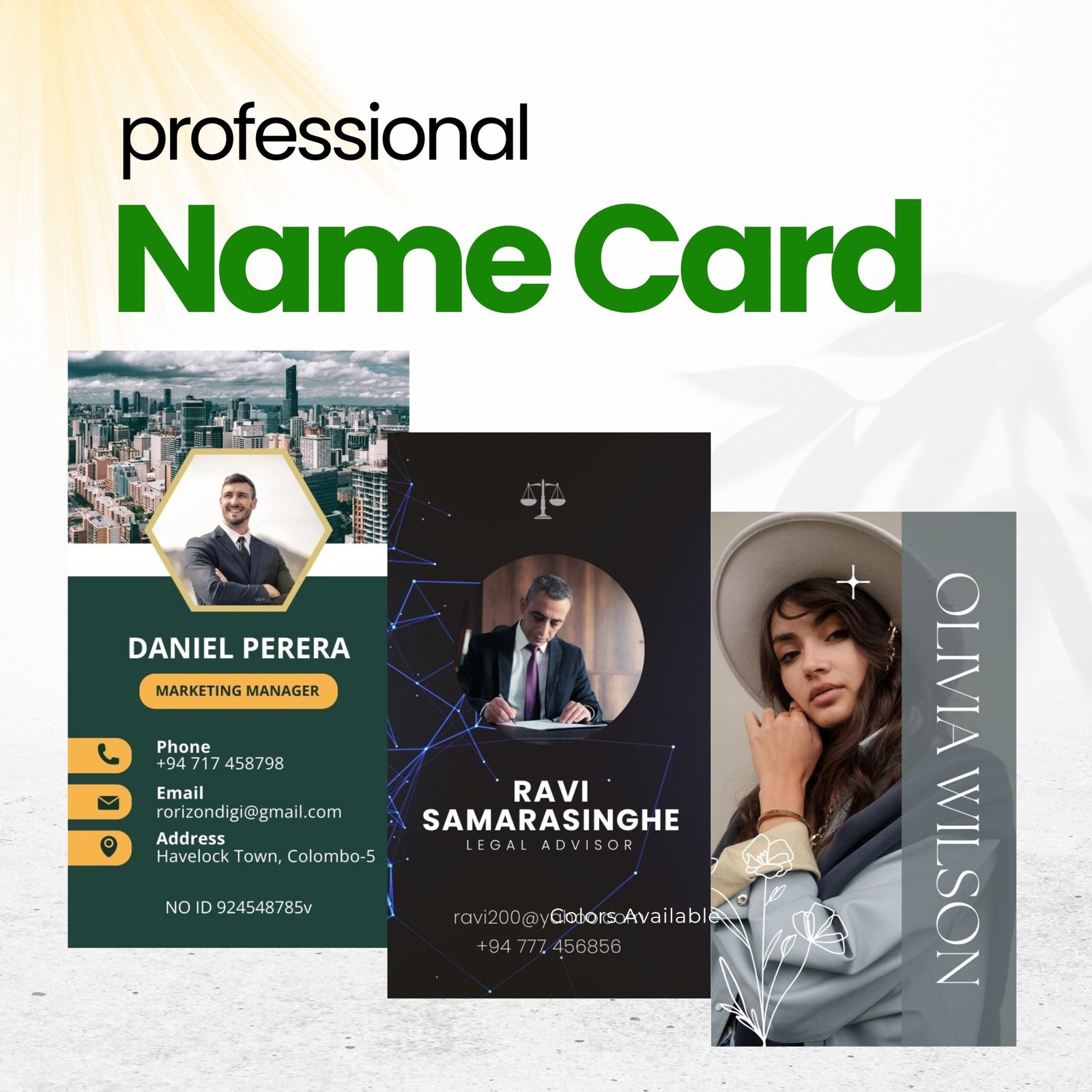 Professional Name Card